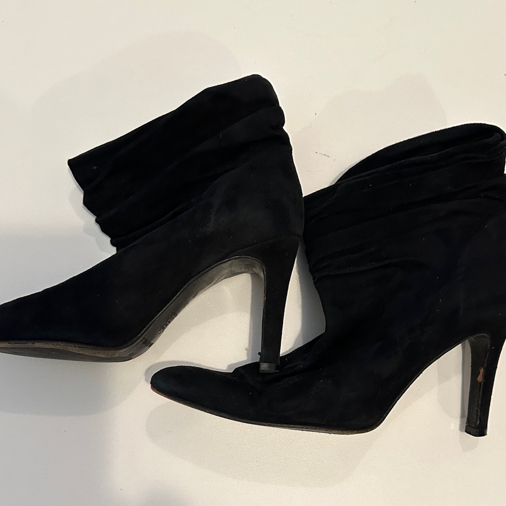 Banana Republic Black Heeled Boots